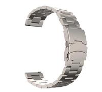 WBDWWTD 22mm Titanium Stainless Steel Strap Men's Business Bracelet