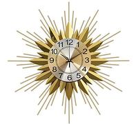 WBDWWTD 25.6 Inch Mid-Century Wall Clock, Silent Art Decorative Clock, Metal Wall Clock, for Bedroom Living Room Study