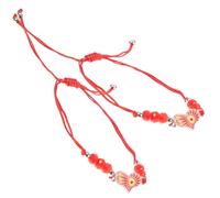 WBDWWTD 2pcs Adjustable Evil Eye Bracelets Woven String Jewelry Women Cord Accessories for Yoga and Daily Wear Unique Luck Protection