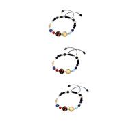 WBDWWTD 2pcs Bracelets Bead Bangle Space Jewlery Beads Friendship Kits Solar System Bracelet