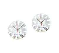 WBDWWTD 2pcs Decor Digital Wall Clock Creative Wall Clock Hanging Home Clock Household Clock Vintage