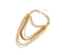WBDWWTD 2pcs Layered Punk Ankets Golden Anklet Bohemian Bracelet Beach Bracelets Female Gold Trim Decor Ankle Chain Tassel Shoes Miss Temperament