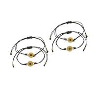 WBDWWTD 4 Pcs Anklets Braided Rope Bracelet Matching Couples His and Hers Bracelets Jewelry Anklet for Women Graduation Friendship Lovers To Weave String