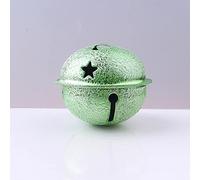 WBDWWTD 40mm Big Jingle Bells Hollow Star Pendant Christmas Tree Bells For Festival Party Decor/Crafts Pet Necklace Accessories-12,10pcs