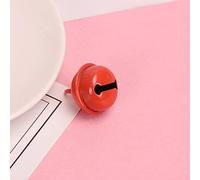 WBDWWTD 5-20Pcs 2.2cm Beautiful Beads Jingle Bells Christmas Tree Party Decoration Pendants Crafts Pet Necklace Handmade Accessories-15,20pcs