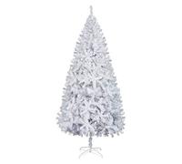 WBDWWTD 7ft Artificial Christmas Tree,White Christmas Tree with 950 Branches,Hinged Artificial Xmas Tree,Metal Stand,Easy Assembly The New