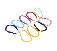 WBDWWTD 9pcs Bohemian Bracelet Set Stretchy Beaded Bracelets Women Festival Jewelry Heart for Girls