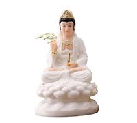 WBDWWTD Adornos de Feng Shui Estatua de Buda de la Suerte Adornos Estatua de adoración en el hogar Chino Regalo de Feng Shui hogar u Oficina Estatua de Buda Atractiva y Serena Dios de