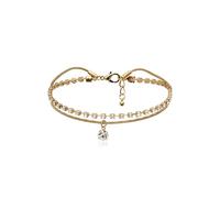 WBDWWTD Ankle Bracelets for Women Anklet Bracelet Gold Plated Snake Cubic Zirconia Foot Chain Jewelry 28CM