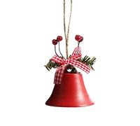 WBDWWTD Bells Christmas Bell Metal Bell Ornament Tree Hanging Pendant For Christmas Decorations New Year Party Kids Toys Gift-E,France