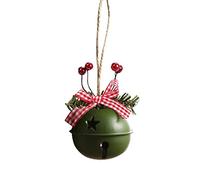 WBDWWTD Bells Christmas Bell Metal Bell Ornament Tree Hanging Pendant For Christmas Decorations New Year Party Kids Toys Gift-C,France