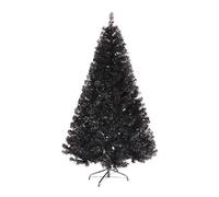 WBDWWTD Black Full Artificial Christmas Tree, 7ft, 49'' Width, 1000 Tips, Seasonal Holiday Decoration PVC Premium Hinged Xmas Tree Unlit Wit(Christmas Tree Gifts) (240cm(8ft)) Commemoration Day