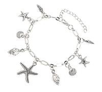 WBDWWTD Boho Shell Ankle Chain Bracelet for Women Ocean-Inspired Anklet Summer Beach Jewelry with Conch Pendant Girlfriends and Family