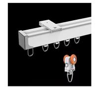 WBDWWTD Ceiling Mounted Curtain Track for Heavy Curtains Not Bendable, Studio/Apartment/Hotel Room Divider Curtain Rod, Heavy Duty Aluminu