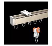 WBDWWTD Ceiling Mounted Curtain Track for Heavy Curtains Not Bendable, Studio/Apartment/Hotel Room Divider Curtain Rod, Heavy Duty Aluminu