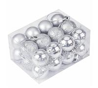WBDWWTD Christmas Balls Holiday Parties Christmas Decoration, A Box of 24pcs Shatterproof Christmas Pendant, Decorations (Color : 4) (2)