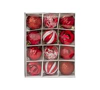 WBDWWTD Christmas Balls Home Xmas Tree Wreath 12/34PCS 40mm 60mmChristmas Tree Decor Glitter Gold Silver Plastic Hanging Pendant Decorations (Size J) (V Other)