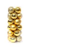 WBDWWTD Christmas Ornaments, Christmas Ornaments Set Shatterproof 3 Classic Finishes Christmas Balls 24pcs for Xmas Tree with Hanging Decor Multi Color Holiday Decor (Size : 8cm, Color : Red) (