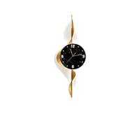 WBDWWTD Clock Hanging Wall Living Room Clock TV Background Led Luminous Light Painting(D,45 * 120cm)