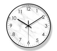 WBDWWTD Clock Living Room Hanging Clockmarble Light Decoration Clock Silent Clock Household Use