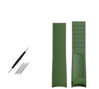 WBDWWTD Curved End Rubber Watch Strap 21mm Watchband For Conquest L37813567 L37813787 L3.781/782 Watches Band Wristwatches Band