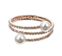 WBDWWTD Double Pearls Pearl Necklace Costume Bracelets for Rhinestone Statement Necklaces Decor Wrist Jewelry Women Bracelet