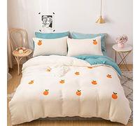 WBDWWTD Duvet Covers Single Bed White, Bedding Set King Size Pink, Bedding Set Duvet Cover Set Winter Quilt Cover Sets Soft Warm Fleece Flannel Kids Single Twin King Double Size Teen Girls Cute