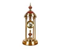 WBDWWTD European Retro Metal Desk Clock American Desk Desk Decoration Art Pastoral Quartz Clock Decoration