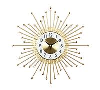 WBDWWTD European Style Light Luxury Wall Clock and Fashionable Wall Clock Silent Movement Home Decoration Art Clock