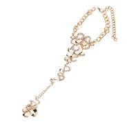 WBDWWTD Hollow Boho Beach Jewelry for Women Beads Toe Ring Anklet Chain Summer Wedding Party Favor