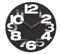 WBDWWTD Home Wall Clock Home Decoration Non Ticking Wall Clock 3D Clock Vintage Wall Sticker Office