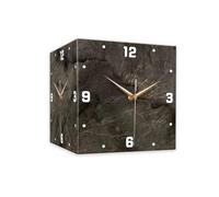 WBDWWTD Hourly Living Room Corner Sided Wall Clock Corner Clock Hanging Wall Hole Illuminated Clock(40 * 40 * 40cm)