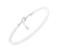 WBDWWTD Imitation Pearl Anklet Boho Beaded Ankle Bracelet for Women Summer Beach Foot Jewelry Lobster Clasp