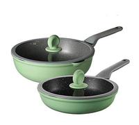 WBDWWTD Juego de Utensilios de Cocina, Olla para Sopa, sartén, Herramienta de Cocina Antiadherente, Cocina de Inducción, Leche, Fideos, Wok, cazuela