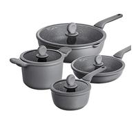 WBDWWTD Juego de Utensilios de Cocina, sartén Antiadherente, Olla para Sopa, Herramienta para freír, Cocina de Inducción, Leche, Fideos, Wok, cazuela Caliente
