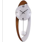 WBDWWTD Large Wall Clock Swing Hammer Decorative Quartz Clock Battery Powered Living Room Kitchen and Home Decor Wall Clock Decorative Clock (Color : B) (B)