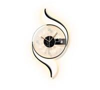 WBDWWTD Living Room Clock Wall Clock TV Back Wall Luminous Mute Decorative Clock Hanging Wall Wall Clock(30 * 56cm)