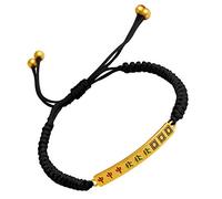 WBDWWTD Mahjong Bracelet Cord Arm Bracelets Beads Twine Cuff Rope Studded Belt Wrist Kit for Men's Men New Year Red