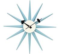 WBDWWTD Mid-Century Vintage Style Art Wall Clock, Silent Decorative Quartz Wall Clock, for Office Porch Bedroom Living Room,Black
