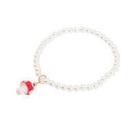 WBDWWTD Mushroom Bracelet Bracelets Bangles for Women Faux Pearl Baroque Womens Bangle s Beaded Bohemia Beading Bride (Plastic)
