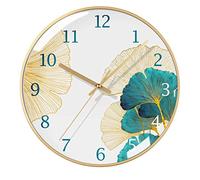 WBDWWTD Mute Wall Clock Fashion Chinese Style Clock Wall Clock Easy to Read Home/Office/School Clock