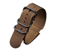 WBDWWTD Nylon Watchband 18mm 20mm 22mm 24mm Black Buckle Unisex Sports Watch Strap
