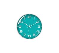 WBDWWTD Office Wall Decor 12 Inch Living Room Wall Clock Household Plastic Clock Bedroom Mute Quartz Wall Clock Alarm Clocks for Bedrooms