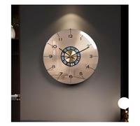 WBDWWTD Office Wall Decor Light Luxury Creative Wall Clock Living Room Wall Clock Home Quartz Clock Alarm Clocks for Bedrooms(Shell Model - 16 Inches)