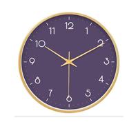 WBDWWTD Office Wall Decor Living Room Solid Wood Wall Clock Wooden Silent Clock Bedroom Retro Clock Alarm Clocks for Bedrooms(3)