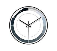 WBDWWTD Office Wall Decor Minimalist Luxury Wall Clock Fashion Silent Art Wall Clock Living Room Interior Wall Decoration Alarm Clocks for Bedrooms(A,D25cm)
