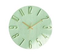 WBDWWTD Office Wall Decor Wall Clock Living Room Home Bedroom Silent Digital Decorative Pointer Round Three-Dimensional Alarm Clocks for Bedrooms(3)