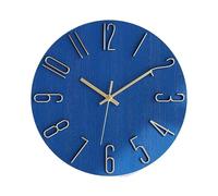 WBDWWTD Office Wall Decor Wall Clock Living Room Home Bedroom Silent Digital Decorative Pointer Round Three-Dimensional Alarm Clocks for Bedrooms(1)