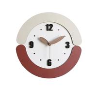 WBDWWTD Office Wall Decor Wall Clocks Mute Cream Household Clock Decorations Wall Clock Living Room Creative Sense Clock Alarm Clocks for Bedrooms(C,Large)