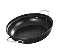 WBDWWTD Olla para mariscos Wok Utensilios de Cocina Olla de Acero Olla con Mango Herramienta de Cocina Ollas Grandes Olla para Fideos Olla pequeña para cocinar Sartén de Acero Cacerola pequeña Hogar